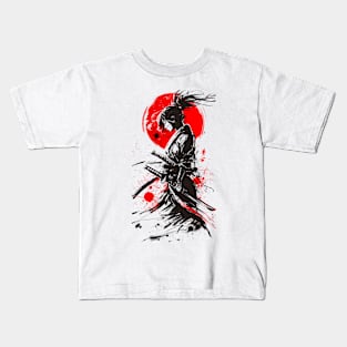 Girl samurai Kids T-Shirt